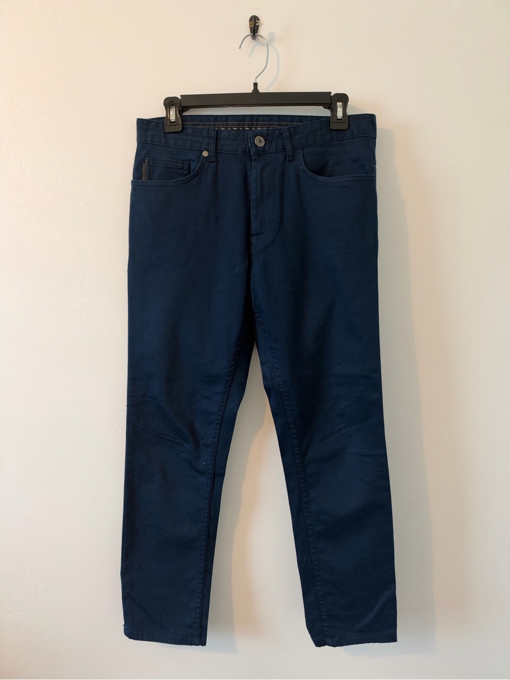 Men's Zara Skinny Fit Dark Blue Pants (hemmed)